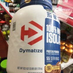 Sữa tăng cơ Dymatize 100% Whey Isolate Protein Powder 1.76kg (Chocolate) 8 sua tang co dymatize 100 whey isolate protein powder 1 76kg chocolate ke