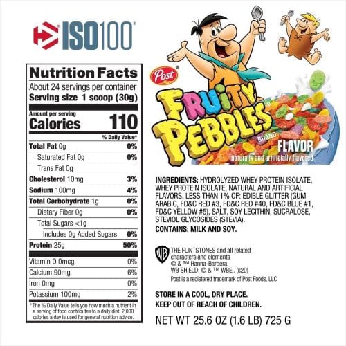 Sữa tăng cơ Dymatize ISO100 Hydrolyzed Protein Powder 725g (Fruity Pebbles) 20 sua tang co dymatize iso100 hydrolyzed protein powder 725g fruity pebbles ka