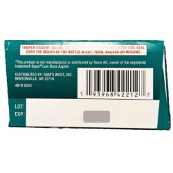 Viên hỗ trợ ngăn ngừa nhồi máu cơ tim Member’s Mark Aspirin 81mg 2x 365 viên (730 Tablets) 9 vien giam dau va ngan ngua nhoi mau co tim members mark aspirin 81mg 2x 365 vien 730 tablets 270325 kd