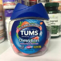 Viên nhai giảm đầy hơi khó tiêu Tums Antacid Chewy Bites Assorted Berries 32 Chewable Tablets 6 vien nhai giam day hoi kho tieu tums antacid chewy bites assorted berries 32 chewable tablets kd