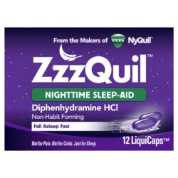 Viên uống hỗ trợ giấc ngủ ban đêm Vicks Nyquil ZzzQuil Nighttime Sleep Aid 12 viên 9 vien uong ho tro giac ngu ban dem vicks nyquil zzzquil nighttime sleep aid 12 vien ka