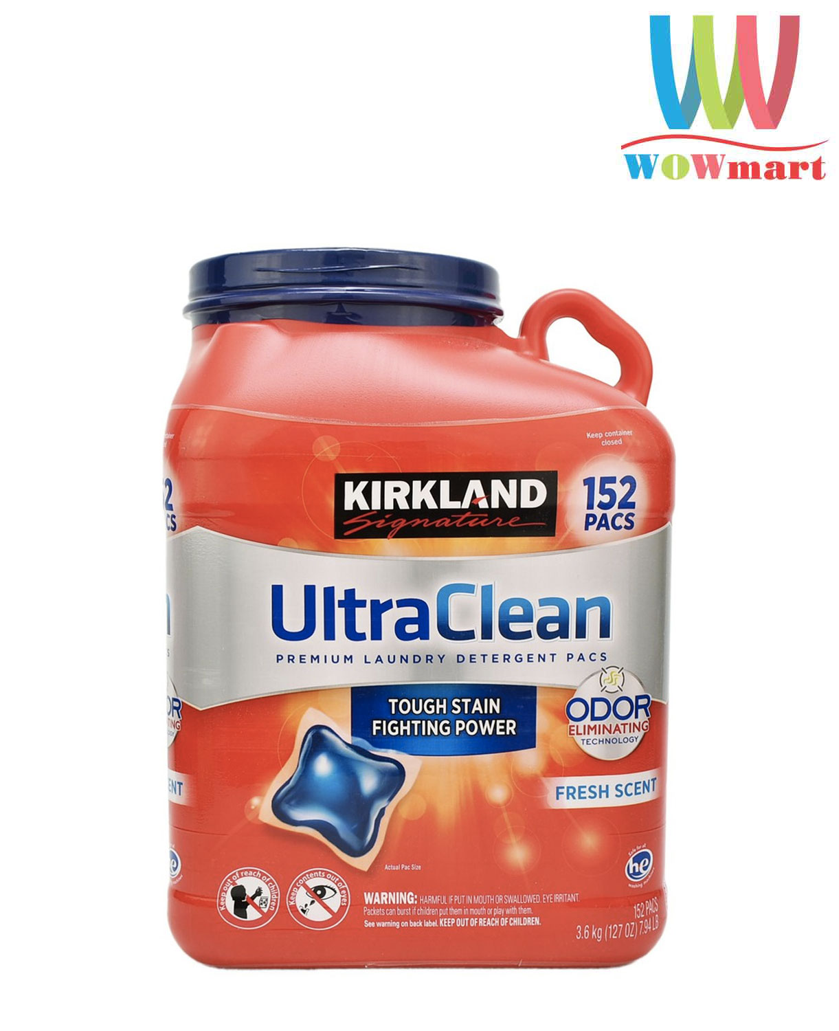 Viên giặt quần áo Kirkland Signature Ultra Clean 152 Pacs