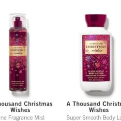 bath body works body lotion huong a thousand christmas wishes kb