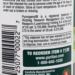 Chống oxy hóa từ nhựa cây thông đỏ Puritan’s Pride Pycnogenol 30 mg 30 viên 11 chong oxy hoa tu nhua cay thong do puritans pride pycnogenol 30 mg 30 vien kne