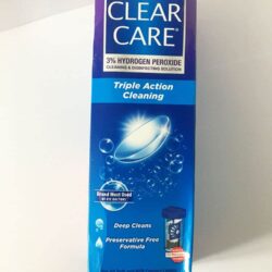 dung dich khu trung contact lens clear care triple action 355ml kb