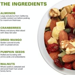 hat trai cay say tong hop gourmet nut power up trail mix 737g kb