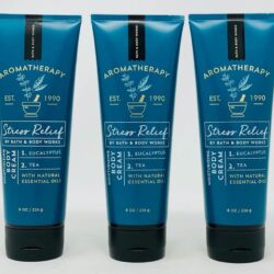 Kem dưỡng thể Bath & Body Works Aromatherapy Stress Relief Eucalyptus + Tea Moisturizing Cream Lotion 226g 6 kem duong the bath body works aromatherapy stress relief eucalyptus tea moisturizing cream lotion 226g kb