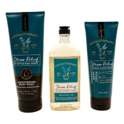 Kem dưỡng thể Bath & Body Works Aromatherapy Stress Relief Eucalyptus + Tea Moisturizing Cream Lotion 226g 7 kem duong the bath body works aromatherapy stress relief eucalyptus tea moisturizing cream lotion 226g kc