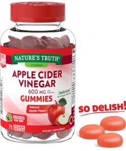 keo deo giam tao natures truth apple cider vinegar gummies 600mg 75 gummies ka