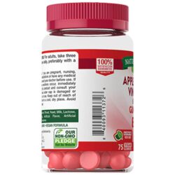 Kẹo dẻo giấm táo Nature’s Truth Apple Cider Vinegar Gummies 600mg 75 Gummies 9 keo deo giam tao natures truth apple cider vinegar gummies 600mg 75 gummies kb