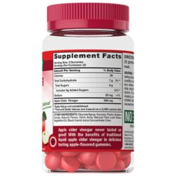 Kẹo dẻo giấm táo Nature’s Truth Apple Cider Vinegar Gummies 600mg 75 Gummies 11 keo deo giam tao natures truth apple cider vinegar gummies 600mg 75 gummies kd