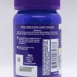Kẹo dẻo hỗ trợ giấc ngủ ban đêm Vicks ZzzQuil Pure Zzzs Melatonin Sleep Aid 48 Gummies 9 keo deo ho tro giac ngu ban dem vicks zzzquil pure zzzs melatonin sleep aid 48 gummies knc