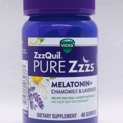 Kẹo dẻo hỗ trợ giấc ngủ ban đêm Vicks ZzzQuil Pure Zzzs Melatonin Sleep Aid 48 Gummies 7 keo deo ho tro giac ngu ban dem vicks zzzquil pure zzzs melatonin sleep aid 48 gummies kne