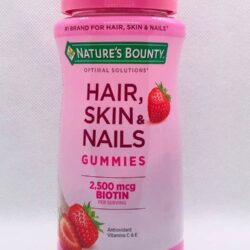 keo deo lam dep da mong va toc natures bounty hair skin nails gummies 80 vien kna