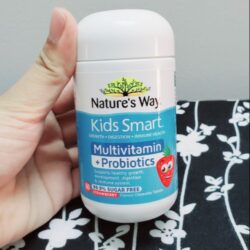 Kẹo Vitamin và men vi sinh cho bé Nature’s Way Kids Smart Multivitamin + Probiotics 50 viên 9 keo vitamin va men vi sinh cho be natures way kids smart multivitamin probiotics 50 vien kb