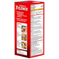 Siro Tylenol cho trẻ 2-11 tuổi Children’s Tylenol Pain Fever 120ml (Vị Bubble Gum) 12 siro giam dau ha sot cho tre 2 11 tuoi childrens tylenol pain fever 120ml vi bubble gum knd