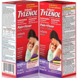 Siro Tylenol cho trẻ sơ sinh Infants’ Tylenol Pain Fever 60ml (Vị nho) 6 siro giam dau ha sot cho tre so sinh infants tylenol pain fever 60ml vi nho ka