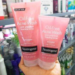 Sữa rửa mặt ngừa mụn từ bưởi hồng Neutrogena Oil-Free Acne Wash 198ml 8 sua rua mat ngua mun tu buoi hong neutrogena oil free acne wash 198ml kb