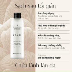 Sữa tẩy trang Lanci Daily Natural Cleansing Milk 300ml 9 sua tay trang lanci daily natural cleansing milk 300ml ka