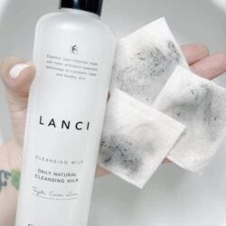 Sữa tẩy trang Lanci Daily Natural Cleansing Milk 300ml 12 sua tay trang lanci daily natural cleansing milk 300ml kd