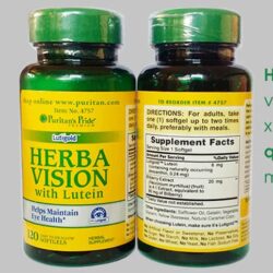 Viên bổ mắt Puritan’s Pride Herba Vision With Lutein 120 Softgels 10 vien bo mat puritans pride herba vision with lutein 120 softgels kc