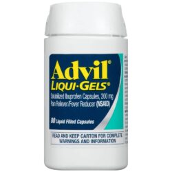 Viên giảm đau hạ sốt Advil Liqui-Gels 200mg 80 Liquid Capsules 10 vien giam dau ha sot advil liqui gels 200mg 80 vien kb