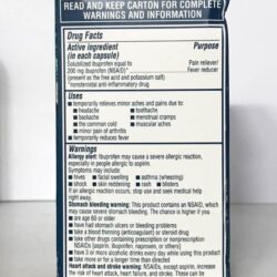 Viên giảm đau hạ sốt Advil Liqui-Gels 200mg 80 Liquid Capsules 8 vien giam dau ha sot advil liqui gels 200mg 80 vien ke