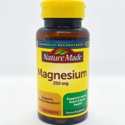Viên uống bổ sung Magiê Nature Made Magnesium 250mg 100 Tablets 5 vien uong bo sung magie nature made magnesium 250mg 100 tablets 130925 ka