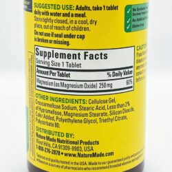 Viên uống bổ sung Magiê Nature Made Magnesium 250mg 100 Tablets 7 vien uong bo sung magie nature made magnesium 250mg 100 tablets 130925 kc