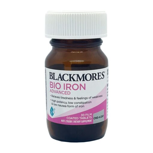 Viên uống bổ sung sắt Blackmores Bio Iron Advanced 30 Tablets