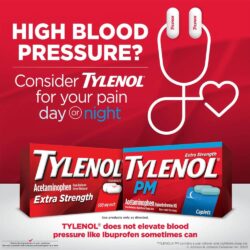 Viên uống Tylenol PM Acetaminophen Extra Strength 500mg 100 Caplets 7 vien uong giam dau ho tro giac ngu tylenol pm 100 caplets kd