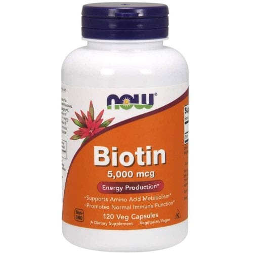 vien uong ho tro moc toc va chong rung toc now biotin 5000mcg 120 capsules kd