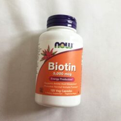 vien uong ho tro moc toc va chong rung toc now biotin 5000mcg 120 capsules kf