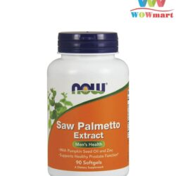 Viên uống hỗ trợ tuyến tiền liệt Now Saw Palmetto Extract 160mg 90 Softgels