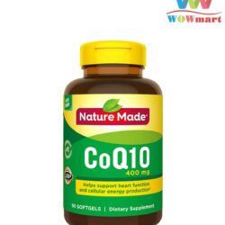 Bổ sung CoQ10 tốt cho tim mạch Nature Made CoQ10 400mg 90 viên