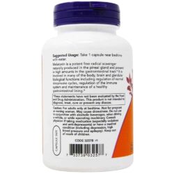 ho tro giac ngu now melatonin 3mg 180 vien kc