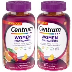 Kẹo dẻo bổ sung Vitamin cho phụ nữ Centrum Women Multigummies 170 Gummies 8 keo deo bo sung vitamin cho phu nu centrum women multigummies 170 gummies ka