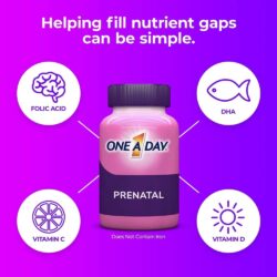 Kẹo dẻo đa Vitamin dành cho bà bầu One A Day Women’s Prenatal 120 Gummies 11 keo deo da vitamin danh cho ba bau one a day womens prenatal 120 gummies kc