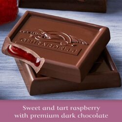 keo socola nhan mam xoi ghirardelli chocolate squares dark chocolate raspberry 256 7g kd