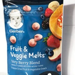 Nước ép trái cây khô Mỹ Gerber Fruit & Veggie Melts 28g (Very Berry Blend) 6 nuoc ep trai cay kho my gerber fruit veggie melts 28g very berry blend kb