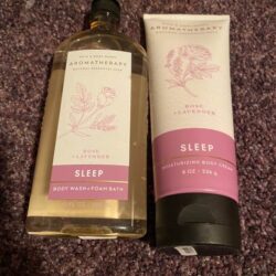 sua tam bath body works aromatherapy sleep rose lavender 295ml kb