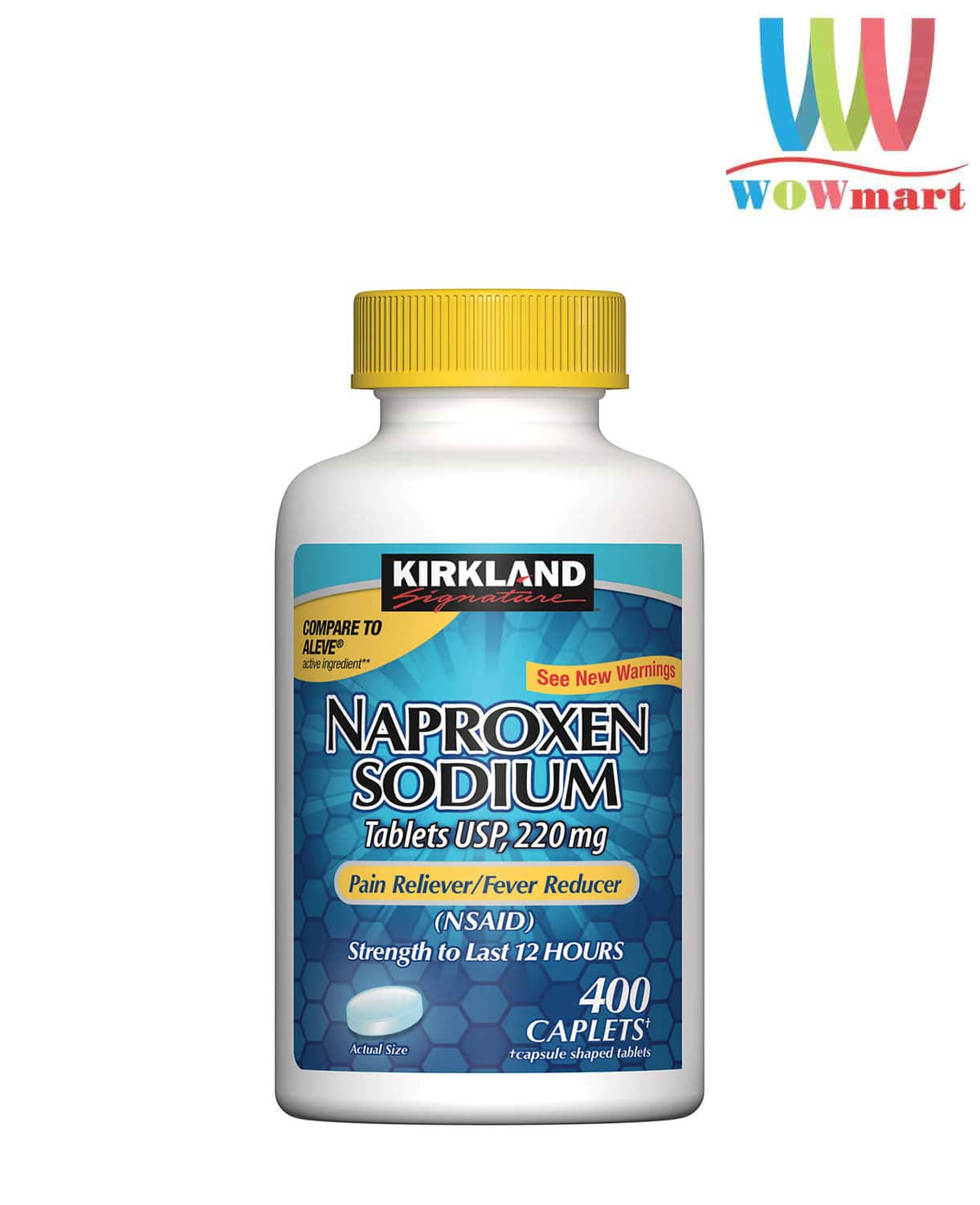 Viên Uống Giảm Đau Hạ Sốt Kirkland Signature Naproxen Sodium 220Mg 400  Caplets – Wowmart Vn | 100% Hàng Ngoại Nhập