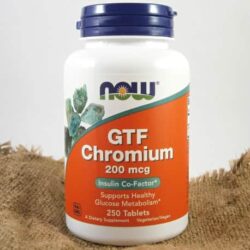Viên uống hỗ trợ đường huyết Now GTF Chromium 200 mcg 250 viên 5 vien uong ho tro duong huyet now gtf chromium 200 mcg 250 vien ka