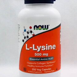Viên uống hỗ trợ miễn dịch, tăng sinh Collagen Now L-Lysine 500mg 250 Capsules 6 vien uong ho tro mien dich tang sinh collagen now l lysine 500mg 250 capsules kh