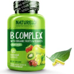 vitamin b tong hop tu rau cu qua naturelo b complex 120 capsules kd