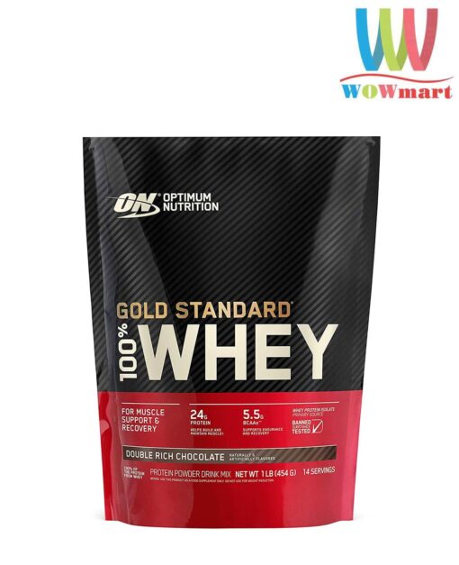 Whey Protein (Bột váng sữa) Optimum Nutrition Gold Standard 100% Chocolate 454g