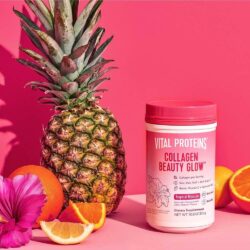 Collagen đẹp da, móng, tóc Vital Proteins Collagen Beauty Glow Tropical Hibiscus 305g 11 collagen dep da mong toc vital proteins collagen beauty glow tropical hibiscus 305g kbb