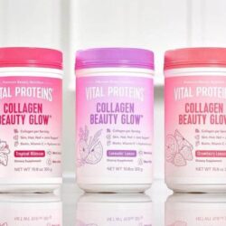 Collagen đẹp da, móng, tóc Vital Proteins Collagen Beauty Glow Tropical Hibiscus 305g 15 collagen dep da mong toc vital proteins collagen beauty glow tropical hibiscus 305g kg