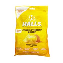 Kẹo Halls thông cổ, mát họng Halls Relief Honey Lemon 70 viên