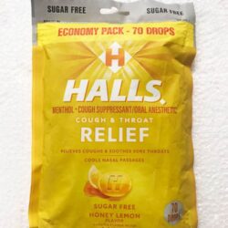 Kẹo Halls thông cổ, mát họng Halls Relief Honey Lemon 70 viên 5 keo halls thong co mat hong halls relief honey lemon 70 vien kna